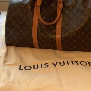 Louis Vuitton Brown Monogram Travel Bag